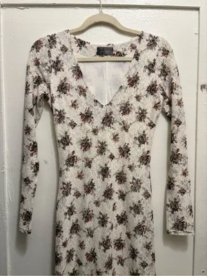 Whimsical Floral Lace Dress thumbnail 1