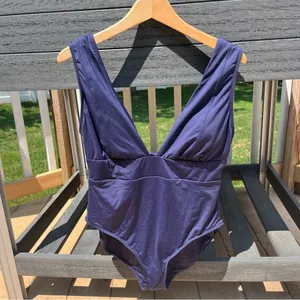Andie The Mykonos One Piece Swimsuit in Flat Navy Size XL NEW Classic Fit thumbnail 2