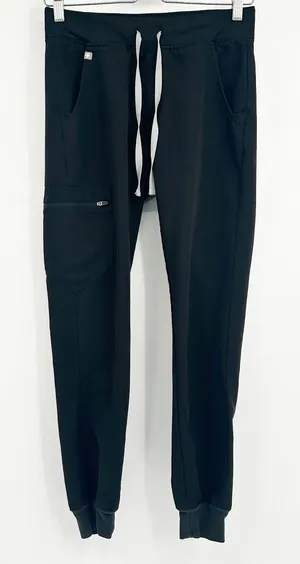 FIGS Womens Black Zamora Jogger Technical Collection Nursing Scrub Pants Size XS thumbnail 1