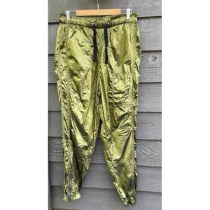 Free People FP Movement Trekker Pants Sz L Olive Green Parachute Cargo Jogger thumbnail 4