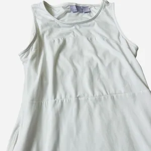 Athletic White Midi Dress with Pockets thumbnail 2