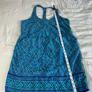 Alice & Trixie Teal and Navy Geometric Dress Size Medium‎ thumbnail 4
