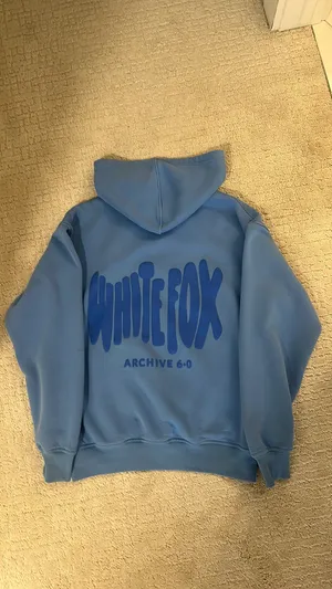 Blue oversized hoodie thumbnail 2