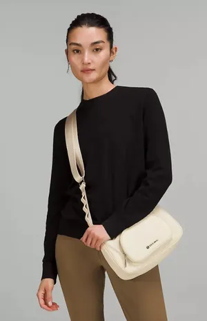 Crossbody with Nano Pouch White Opal Rare thumbnail 7