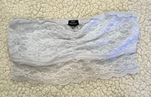Aerie white lace strapless lace bra bralette XS Size A thumbnail 1