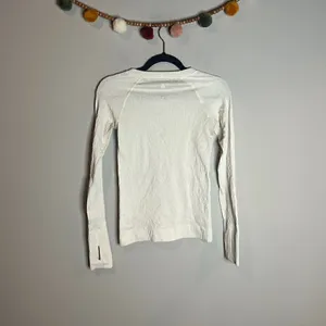 Lululemon white textured Rest Less pullover top thumbnail 4