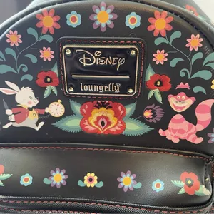 Loungefly Disney Alice In Wonderland Mini Backpack*READ* thumbnail 2
