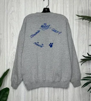 STAINED Vintage Disney Cruise Line Crewneck Sweatshirt Character Signatures XL thumbnail 3