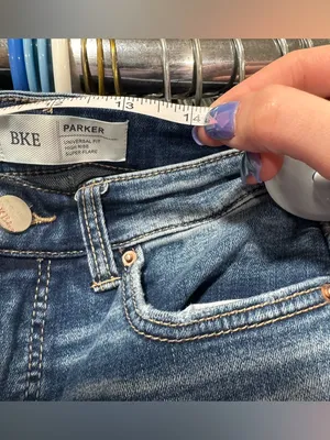 BKE Parker Super Flare High Rise Jean 27x 31 1/2 thumbnail 13
