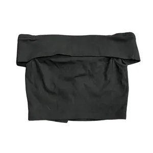 Free People Cooler in Capri Set Off the Shoulder Top Black Elastic Skirt Small thumbnail 7