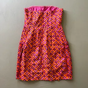 Nanette Lepore Floral Strapless Silk Mini Sun Dress thumbnail 2