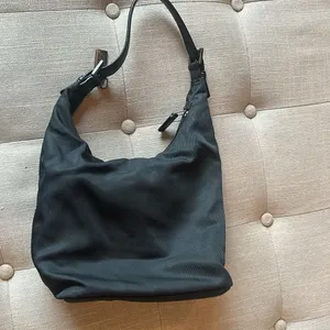Coach Black Nylon Hobo Purse thumbnail 7