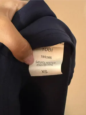 Tobi Navy Off-Shoulder Mini Bodycon Dress thumbnail 6