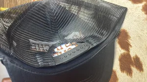 Mustache lover trucker hat Black thumbnail 2