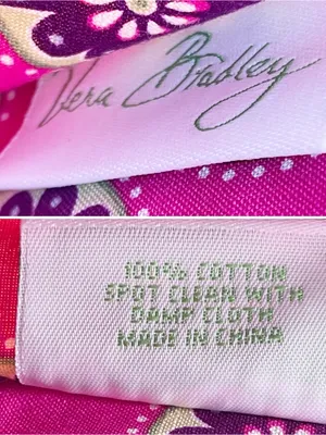 Vera Bradley Julia Crossbody Very Berry Paisley Pink Purple Quilted Retired Bag thumbnail 11