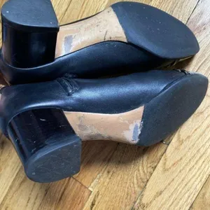 Msrp$730 SALVATORE FERRAGAMO Booties W/ Gold signa thumbnail 10