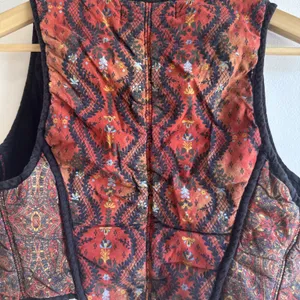 Free People Gemini Quilted Vest Top in Rust Size XS Euc Please Read thumbnail 7