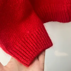 80s Vintage Red Angora Silk Sweater M Cable Knit Pearl Buttons Retro Twee Preppy thumbnail 15