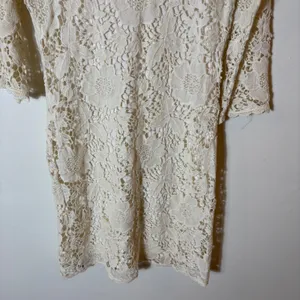 Velvet by Graham & Spencer Lace Dress Crochet‎ Overlay Cream Floral Size Small thumbnail 3