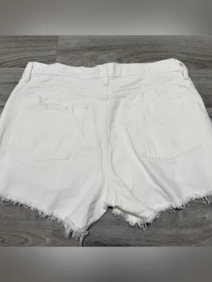 Abercrombie & Fitch ‘The Boyfriend Short’ Mid-Rise White Size 12 thumbnail 6