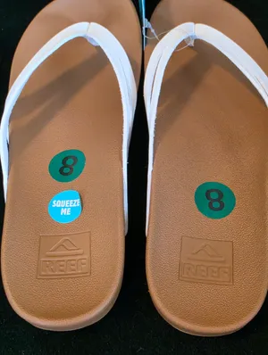 Reef 8 Cushion Spring Joy White Flip-Flop Sandals thumbnail 3