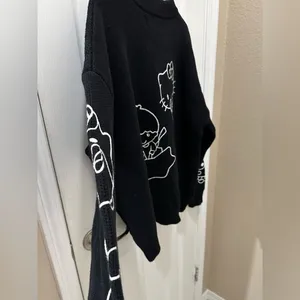 Hello Kitty and Friends x Forever 21 Collab Black Character Sweater size Medium thumbnail 6