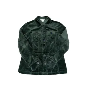 Christopher Banks Jacket Womens S Used Green Corduroy thumbnail 15