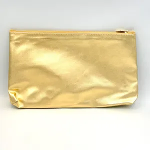 Vintage‎ Mary Kay Makeup Bag Pouch Gold Metallic Glam Travel Cosmetic 90s NEW thumbnail 4