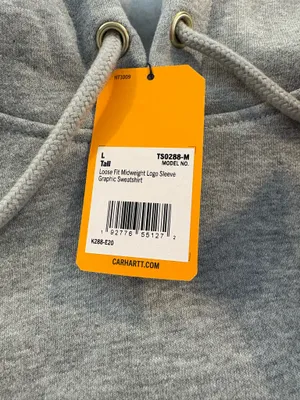 Men’s Carhartt hoodie large tall thumbnail 4