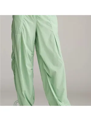 NWT Anthropologie Mint Green Cargo Drawstring Joggers Daily Practice thumbnail 3