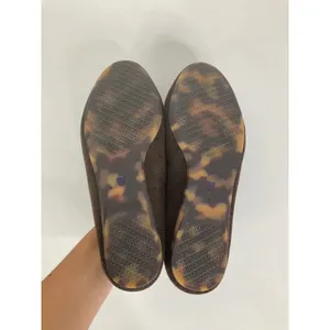 Rothys The Merino Slipper Espresso Brown Gold Bit Mules Tortoise Sole Womens 9 thumbnail 6