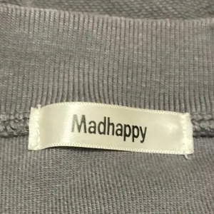 Madhappy Women's Charcoal Gray Spellout Logo Long Sleeve Sweatshirt Top Size L thumbnail 4