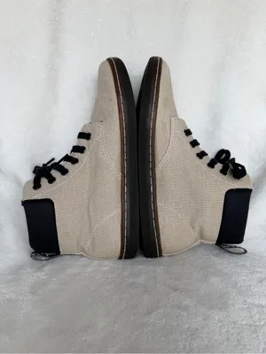 Dr. Martens Shoes Maelly Womens Size 8 Khaki Canvas Lace Up Air Wair AW004 thumbnail 6