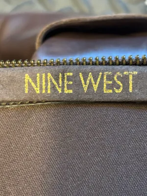 Nine West Size 8.5M Brown Leather Knee High Riding Boots Full Zip thumbnail 7