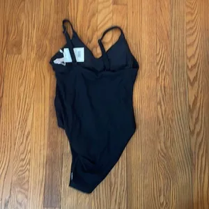 Andie The Marco One Piece LT Rib‎ Swimsuit Black Size M Tall NWT long torso thumbnail 4