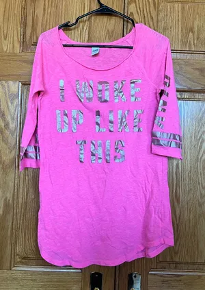 VS - Pink - Sleep - Y2K Nightgown thumbnail 1