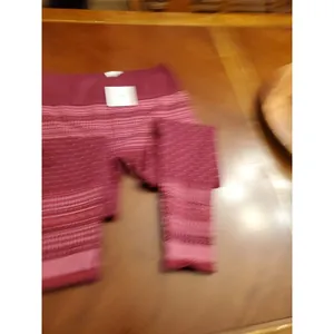 Fabletics Holiday Print Fair Isle Plaid Red Legging Xl Nwt Designer thumbnail 7