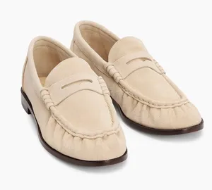 Rag & Bone Irish Cream Suede Lexi Suede Penny Loafers Size 38 EU $398 thumbnail 1