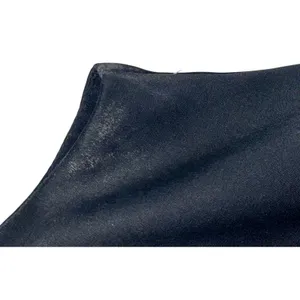 Abercrombie & Fitch Black Satin Square Neck Sleeveless Crop Top Tank Top Size L thumbnail 6