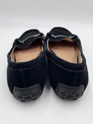 I Love Comfort Memo Tech Driving Loafers Flats Size 9.5 Black Suede Leather Shoe thumbnail 6