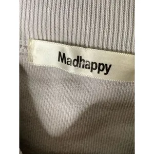 Madhappy classic cropped 100% cotton sweatshirt crew neck women's small thumbnail 5