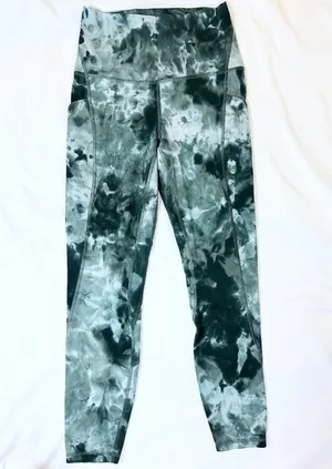 Lululemon Align Pocket Legging + Flow Y Bra Matching Set – Diamond Dye Smoked Spruce – 4 thumbnail 7