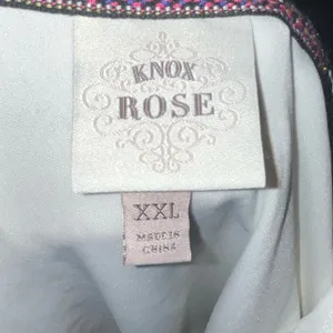 Knox Rose White Lace Trim Button Front Tiered Dress thumbnail 3