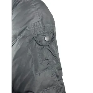 LFL Lust For Life Black Down Waterfowl Feather L Bomber Puffer Jacket thumbnail 7