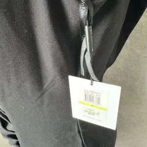 Calvin Klein Dress Size 4 Black Sheath Sleeveless Ruched Bodycon Cocktail Career thumbnail 6