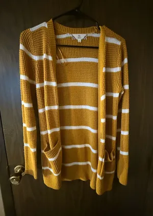 Sienna Sky yellow cardigan thumbnail 1