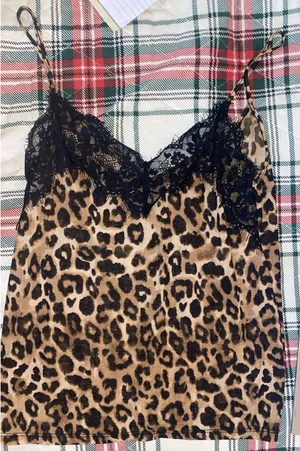 ZARA Leopard Top thumbnail 1