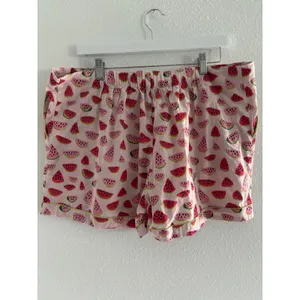 Crafted‎ by Mahogany Pajama Set Womens XL Watermelon Print Shorts Novelty Lounge thumbnail 4