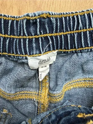 Aerie Denim Trouser Jorts / Boardwalk Denim Shorts Size Medium thumbnail 3