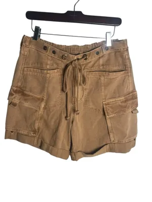 Free People Frankie Washed Shorts Low-Waisted Cargo Lightweight Casual S thumbnail 2